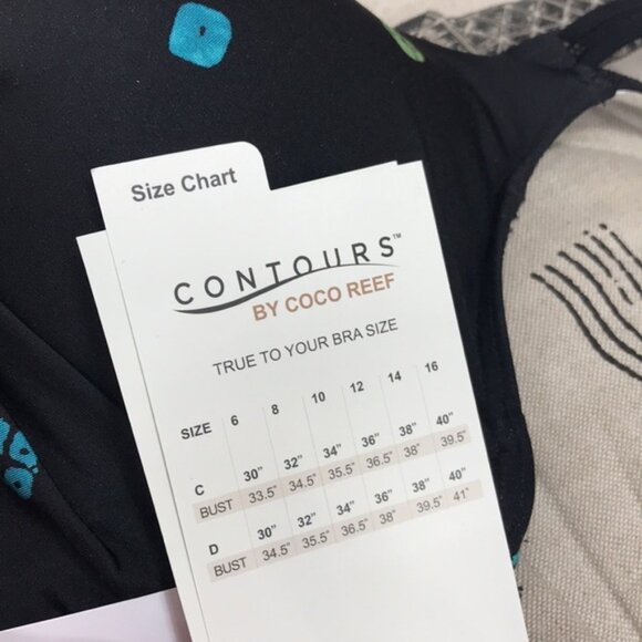 Coco Reef Contours Printed Underwire Tankini Top - Picture 9 of 12